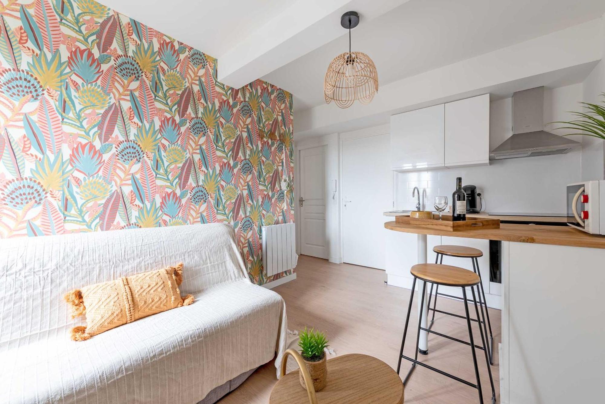 מזמה Le Tropical : T2 Renove Ambiance Cosy Et Coloree מראה חיצוני תמונה